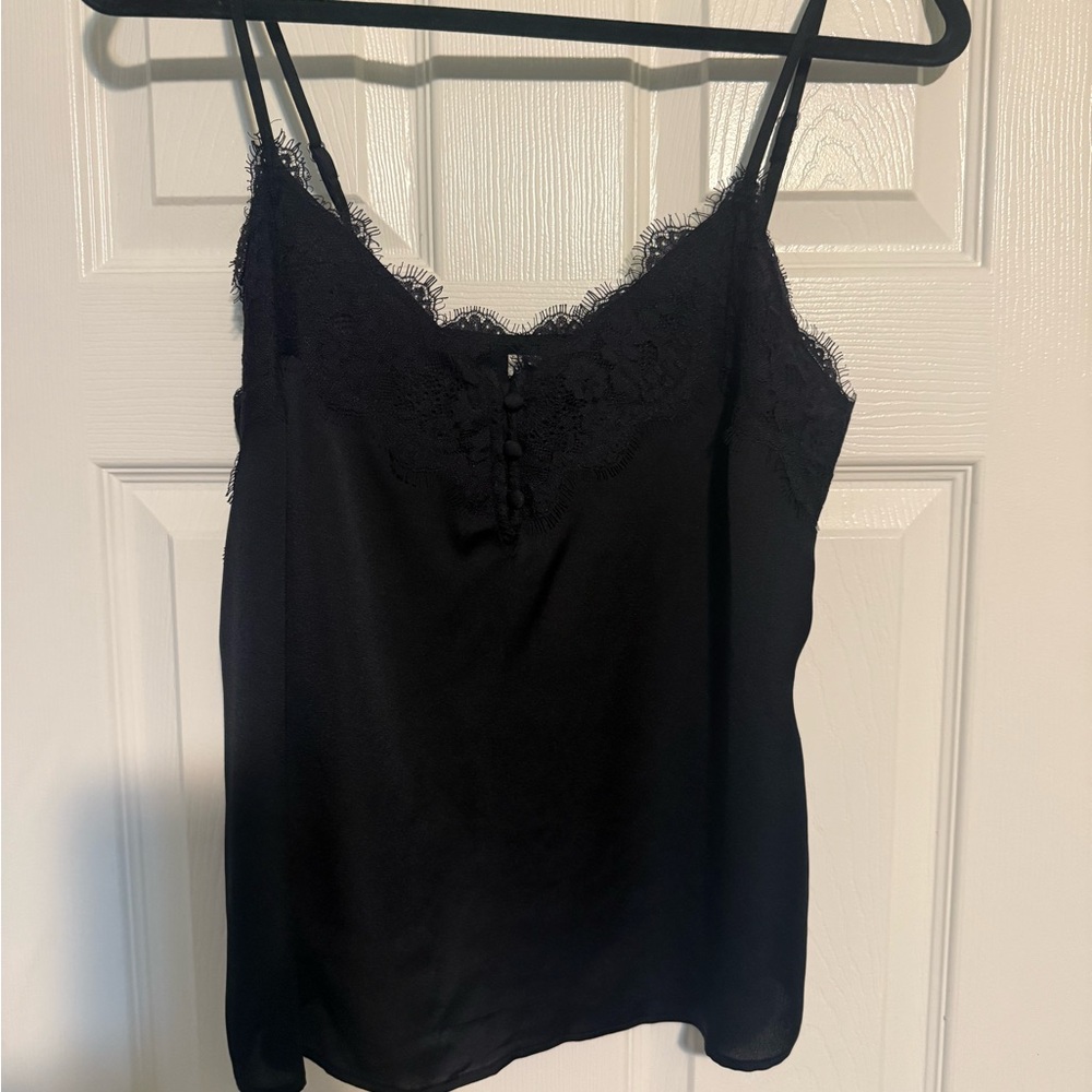 Abercrombie & Fitch - Black Lace Trim Cami Top